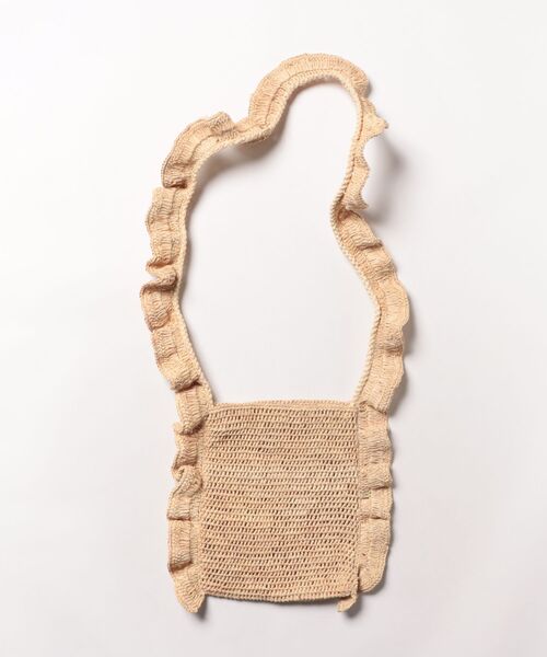 HOUSE OF LOTUS（ハウスオブロータス）の「フリルショルダーバッグ（ショルダーバッグ・レディース・ベージュ・FREE）」の6枚目の写真