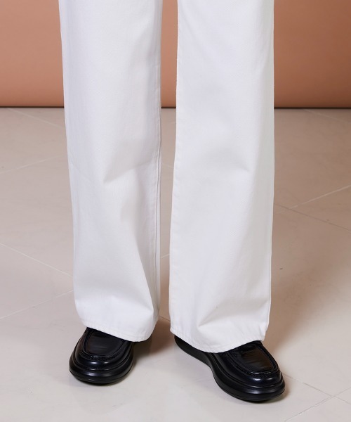 DOUBLE STANDARD CLOTHING（ダブルスタンダードクロージング）の「12.5oz ワンウォッシュパンツ（その他パンツ・レディース・オフホワイト・38/36/34）」の2枚目の写真