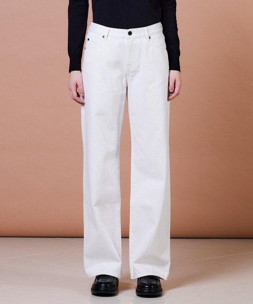 DOUBLE STANDARD CLOTHING（ダブルスタンダードクロージング）の「12.5oz ワンウォッシュパンツ（その他パンツ・レディース・オフホワイト・38/36/34）」の7枚目の写真