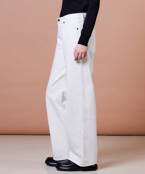 DOUBLE STANDARD CLOTHING（ダブルスタンダードクロージング）の「12.5oz ワンウォッシュパンツ（その他パンツ・レディース・オフホワイト・38/36/34）」の8枚目の写真
