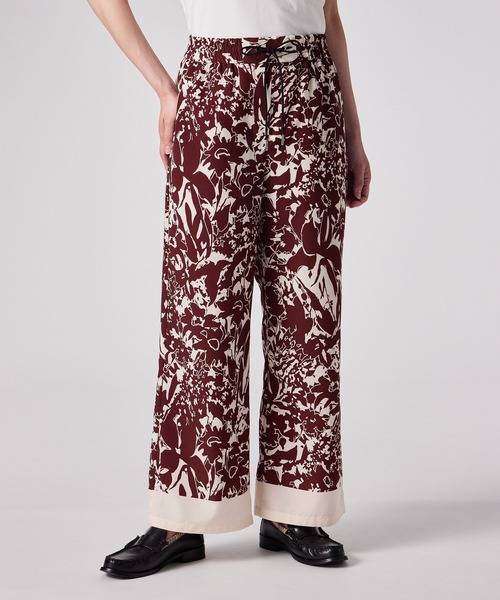 Paul Smith（ポールスミス）の「ウィメンズ "Avant Garden" ワイドパンツ / 255004 255T（その他パンツ・レディース・マルーン・40）」の5枚目の写真
