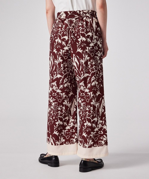 Paul Smith（ポールスミス）の「ウィメンズ "Avant Garden" ワイドパンツ / 255004 255T（その他パンツ・レディース・マルーン・40）」の6枚目の写真