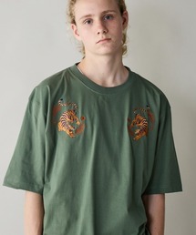 rehacer : Souvenir Tiger Relax Fit T-shirt / スーベニアタイガー リラックス フィット Tシャツ