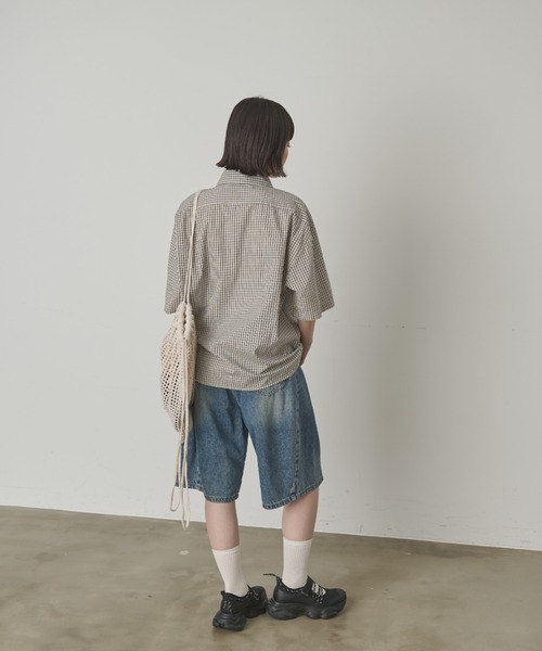 お客様ご確認用 セール】ボーイオーバーチェックシャツ（シャツ/ブラウス