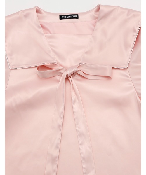 Little sunny bite（リトルサニーバイト）の「◆little sunny bite◆satin sailor dress（ワンピース・レディース・ピンク/イエロー/ブルー・MEDIUM/SMALL）」の17枚目の写真