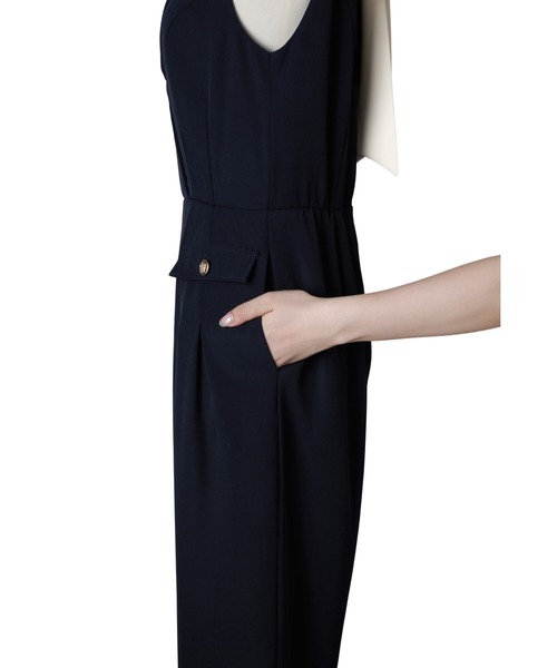サロペット・オーバーオール・オールインワン Her lip to Ribbon Romper Herlipto Two Tone Ribbon Romper サロペット・オーバーオール