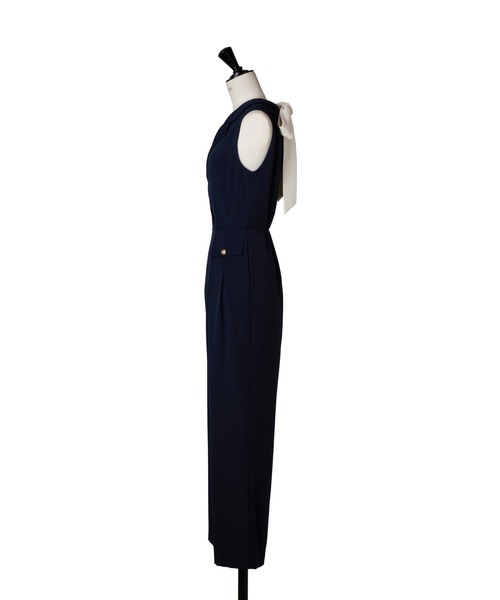 Louvre Ribbon Jumpsuit（つなぎ/オールインワン）｜Her lip to