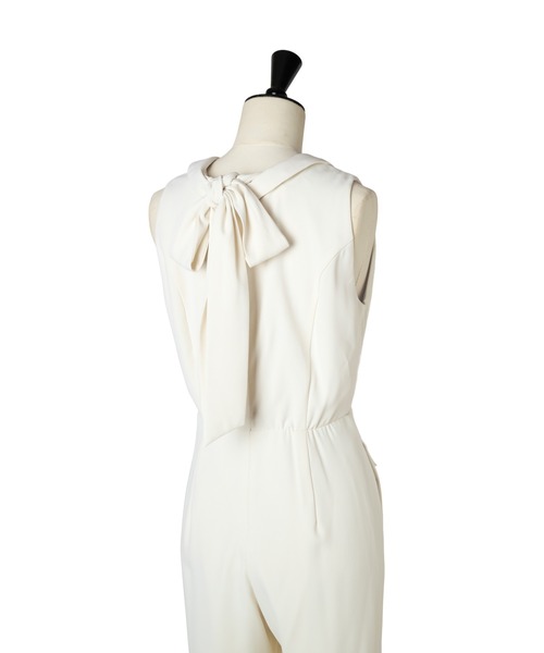 Louvre Ribbon Jumpsuit（つなぎ/オールインワン）｜Her lip to