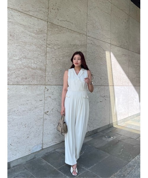 新品　タグ付き　herlipto Louvre Ribbon Jumpsuit Louvre Ribbon Jumpsuit