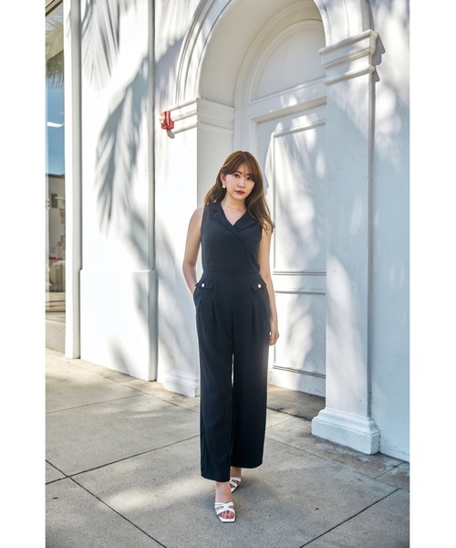 サロペット・オーバーオール・オールインワン herlipto Louvre Ribbon Jumpsuit Louvre Ribbon Jumpsuit（つなぎ/オールインワン）｜Her lip to