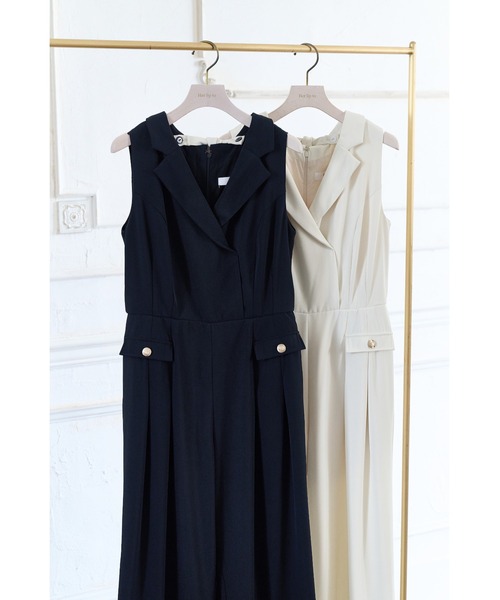 Louvre Ribbon JumpsuitサイズM Louvre Ribbon Jumpsuit（つなぎ/オールインワン）｜Her lip to