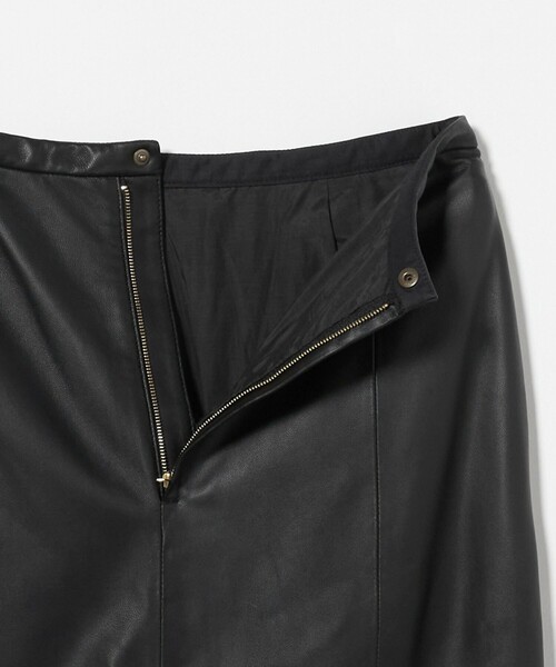 6（ロク）の「＜6(ROKU)＞レザースカート（スカート・レディース・ブラック・38/36）」の9枚目の写真