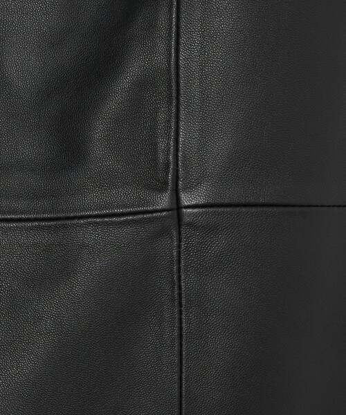 6（ロク）の「＜6(ROKU)＞レザースカート（スカート・レディース・ブラック・38/36）」の12枚目の写真