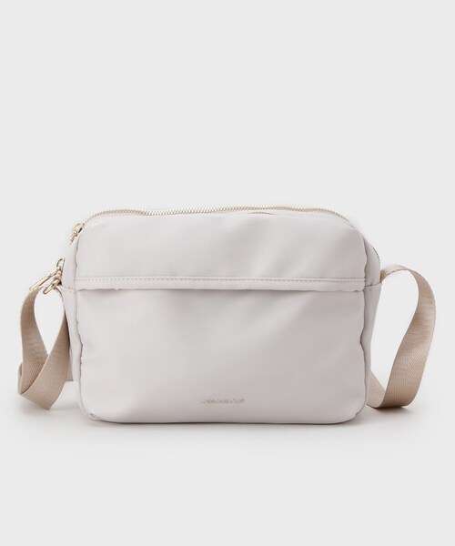 OPAQUE.CLIP（オペークドットクリップ）の「【軽量／撥水加工／多ポケット】ツイルピジョンミニショルダーバッグ（ショルダーバッグ・レディース・ブラック/ベージュ系/ライトベージュ/チャコールグレー・00）」の20枚目の写真