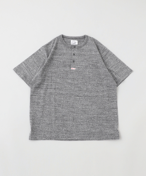 RIDING HIGH(ライディングハイ)の「RIDING HIGH / ライディングハイ CUSTOM LW HENLEY S/S TEE(Tシャツ/カットソー・メンズ・チャコールグレー/グレー/ホワイト・MEDIUM/LARGE)」の3枚目の写真