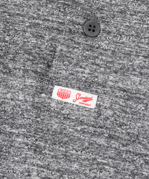 RIDING HIGH(ライディングハイ)の「RIDING HIGH / ライディングハイ CUSTOM LW HENLEY S/S TEE(Tシャツ/カットソー・メンズ・チャコールグレー/グレー/ホワイト・MEDIUM/LARGE)」の8枚目の写真