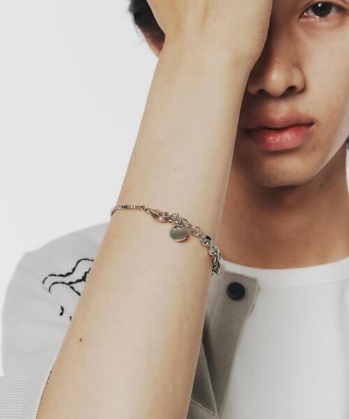 tk.TAKEO KIKUCHI(ティーケータケオキクチ)の「ドッキングブレスレット(ブレスレット・メンズ・シルバー/シルバー系・00)」の8枚目の写真