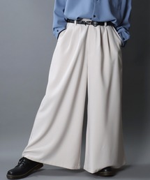 SITRY（シトリー）の「SITRY 2Tuck Drape Wide Skirt Pants/別注 2タック ドレープ スカートパンツ ワイドパンツ スラックス 袴パンツ レディース メンズ（スラックス）」