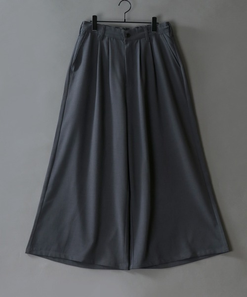 セール】SITRY 2Tuck Drape Wide Skirt Pants/別注 2タック ドレープ