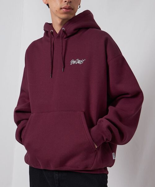 BEN DAVIS（ベンデイビス）の「【BEN DAVIS（ベンデイビス）】HEAVY SWEAT HOODIE / パーカー 刺繍 裏起毛 ヘビーウエイト フーディー ワンポイント（パーカー・メンズ・ブルーグレー/ブラック/バーガンディー/アッシュグレー/モカ・X-LARGE/LARGE/MEDIUM）」の18枚目の写真