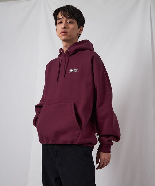 BEN DAVIS（ベンデイビス）の「【BEN DAVIS（ベンデイビス）】HEAVY SWEAT HOODIE / パーカー 刺繍 裏起毛 ヘビーウエイト フーディー ワンポイント（パーカー・メンズ・ブルーグレー/ブラック/バーガンディー/アッシュグレー/モカ・X-LARGE/LARGE/MEDIUM）」の19枚目の写真