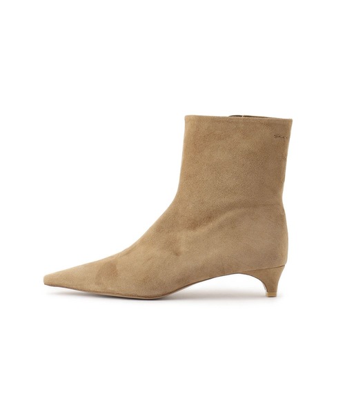 SALON adam et rope'（サロン アダム エ ロペ）の「【W S（ドゥーブル）】ポインテッドトゥ レザーヒールショートブーツ（ブーツ・レディース・ブラック/キャメル・23/24/25/36/37/38）」の13枚目の写真