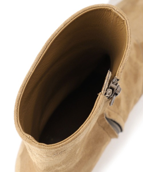 SALON adam et rope'（サロン アダム エ ロペ）の「【W S（ドゥーブル）】ポインテッドトゥ レザーヒールショートブーツ（ブーツ・レディース・ブラック/キャメル・23/24/25/36/37/38）」の19枚目の写真