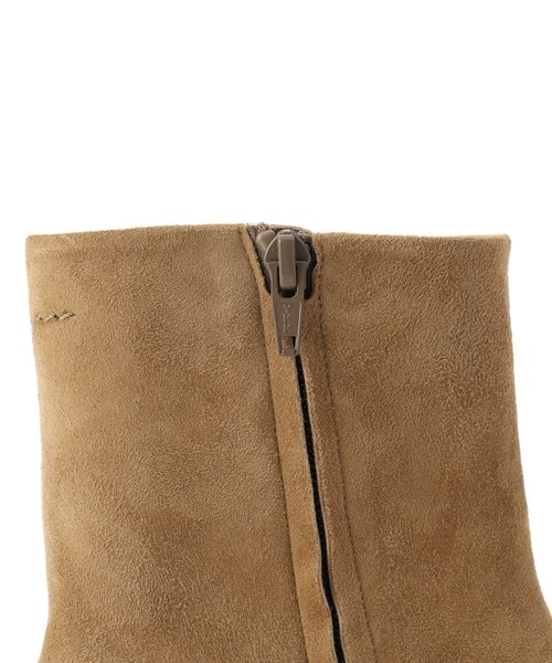 SALON adam et rope'（サロン アダム エ ロペ）の「【W S（ドゥーブル）】ポインテッドトゥ レザーヒールショートブーツ（ブーツ・レディース・ブラック/キャメル・23/24/25/36/37/38）」の20枚目の写真