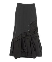 UN3D. | PATTERN MIX SHIRT SK【セットアップ着用可能】 / パターンミックスシャツスカート(スカート)