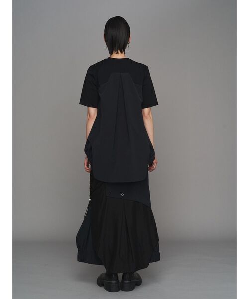 【美品】　UN3D アンスリード　スカート　ロングスカート　レディース　黒 UN3D. スカート UN3D./アンスリード/SHEER LAYERED SK/シアー