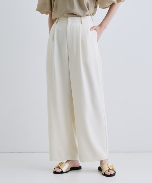 GALLEST（ギャレスト）の「バッククロスモードパンツ（その他パンツ・レディース・ブラック/オフホワイト・36/38）」の9枚目の写真