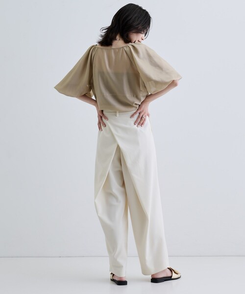 GALLEST（ギャレスト）の「バッククロスモードパンツ（その他パンツ・レディース・ブラック/オフホワイト・36/38）」の11枚目の写真