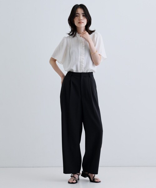 GALLEST（ギャレスト）の「バッククロスモードパンツ（その他パンツ・レディース・ブラック/オフホワイト・36/38）」の14枚目の写真