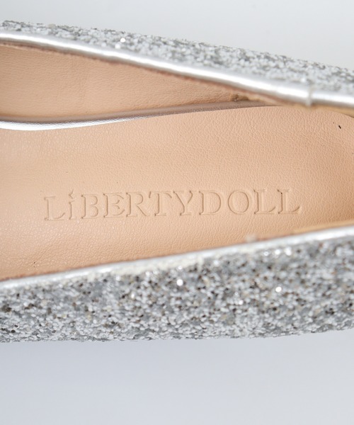 LibertyDoll(リバティードール)の「LIBERTYDOLL リボン付き グリッター オペラパンプス(パンプス・レディース・シルバー/ブラック/ゴールド・S/L/LL/3L/SS/M)」の9枚目の写真