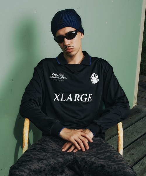 L/S FOOTBALL SHIRT（Tシャツ/カットソー）｜XLARGE（エクストララージ