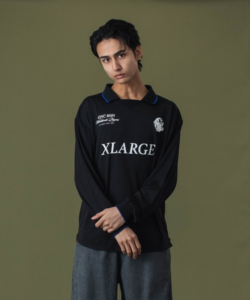 L/S FOOTBALL SHIRT（Tシャツ/カットソー）｜XLARGE（エクストララージ