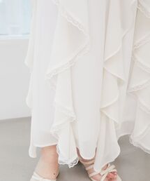 MAJESTIC LEGON | エアリードロップラッフルスカート(スカート)