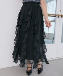 MAJESTIC LEGON | エアリードロップラッフルスカート(スカート)