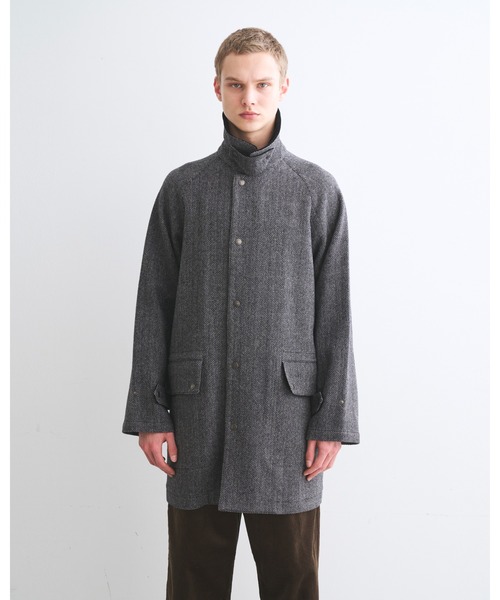 Traditional Weatherwear(トラディショナルウェザーウェア)の「HARROGATE(ステンカラーコート・メンズ・グレー系その他/ブラウン系その他・38/36/34)」の6枚目の写真