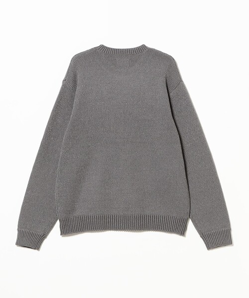B:MING by BEAMS(ビーミングバイビームス)の「ambiance / 3ゲージ リフレクター クルーネック ニット(ユニセックス)(ニット/セーター・メンズ・グレー/ブラック・S/M/L/XL)」の22枚目の写真