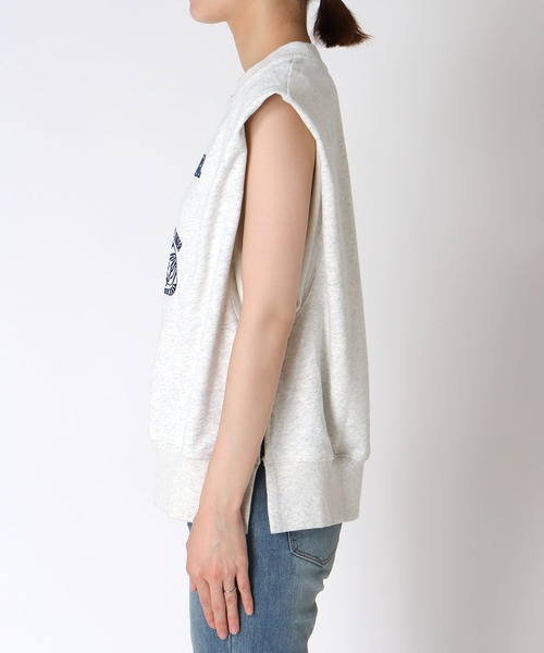 Three Four Time（ｽﾘｰﾌｫｰﾀｲﾑ）の「ネコトラフロッキープリントプルオーバー（Tシャツ/カットソー・レディース・グレー/ネイビー・FREE）」の17枚目の写真