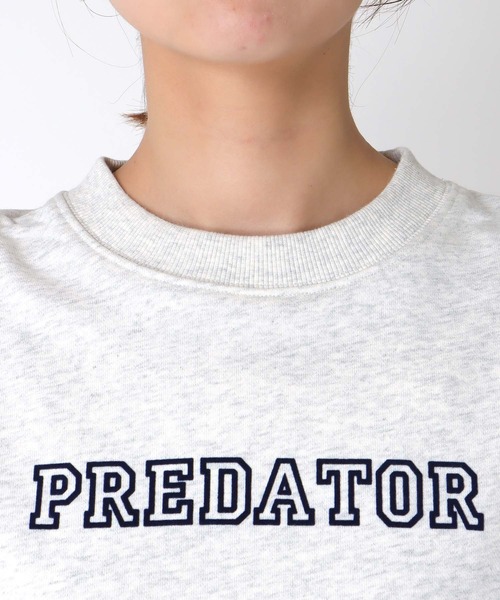 Three Four Time（ｽﾘｰﾌｫｰﾀｲﾑ）の「ネコトラフロッキープリントプルオーバー（Tシャツ/カットソー・レディース・グレー/ネイビー・FREE）」の19枚目の写真