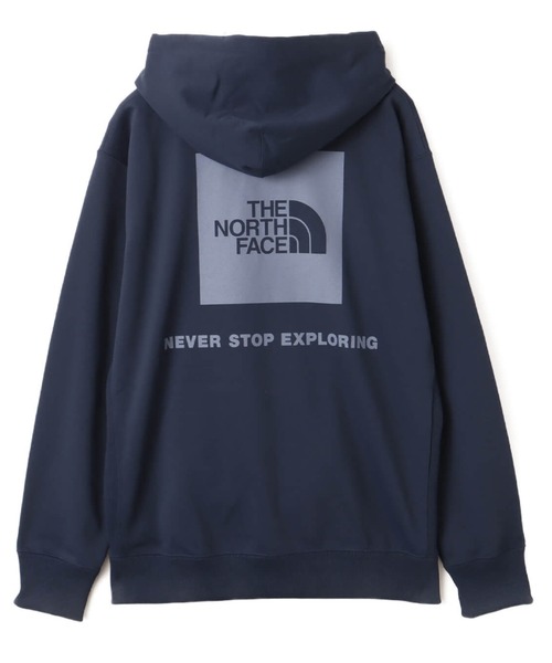 ノースフェイス　パーカー　スクエアロゴフーディー　ネイビー　メンズXL セール】THE NORTH FACE Back Square Logo Hoodie / ザ・ノース