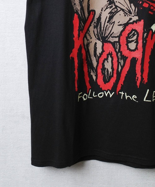 ROCK-OFF(ロックオフ)の「【ROCK-OFF】【3】KORN(コーン)FLOOW THE LEADER T-SHIRTS(Tシャツ/カットソー・メンズ・ブラック・MEDIUM/X-LARGE/LARGE)」の6枚目の写真