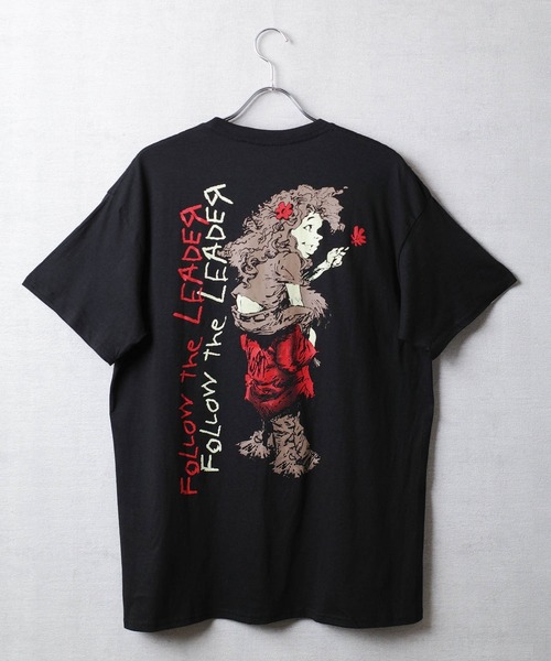 ROCK-OFF(ロックオフ)の「【ROCK-OFF】【3】KORN(コーン)FLOOW THE LEADER T-SHIRTS(Tシャツ/カットソー・メンズ・ブラック・MEDIUM/X-LARGE/LARGE)」の3枚目の写真