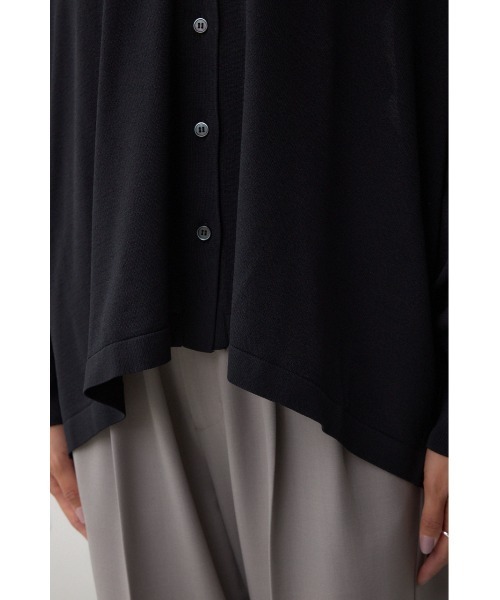 AZUL by moussy(アズールバイマウジー)の「C/T冷感 ニットカーディガン(カーディガン/ボレロ・レディース・ダークベージュ/ブラック/ダークグリーン・FREE)」の13枚目の写真