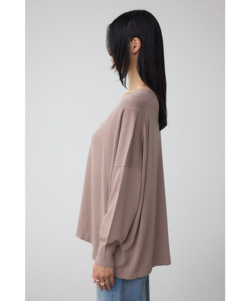 AZUL by moussy(アズールバイマウジー)の「C/T冷感 ニットカーディガン(カーディガン/ボレロ・レディース・ダークベージュ/ブラック/ダークグリーン・FREE)」の18枚目の写真