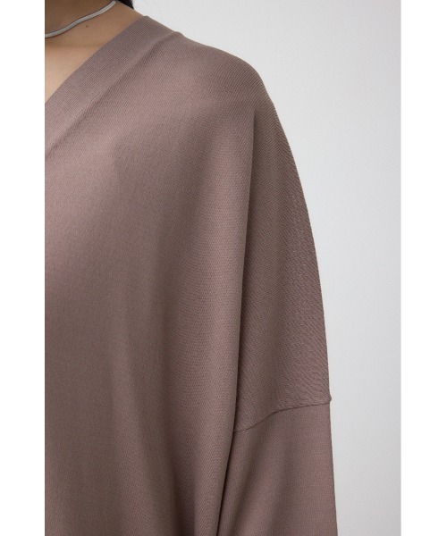 AZUL by moussy(アズールバイマウジー)の「C/T冷感 ニットカーディガン(カーディガン/ボレロ・レディース・ダークベージュ/ブラック/ダークグリーン・FREE)」の21枚目の写真