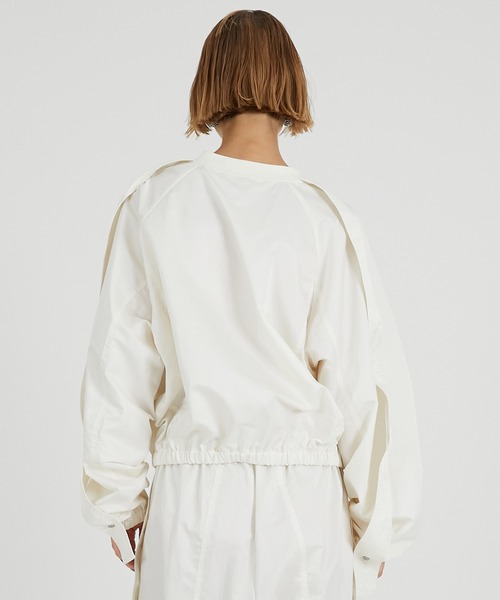 PRANK PROJECT（プランクプロジェクト）の「ストラップウインドブレーカー / Strap Windbreaker（その他アウター・レディース・オフホワイト/ブラック/ブラウン・FREE）」の11枚目の写真