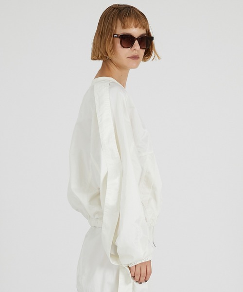 PRANK PROJECT（プランクプロジェクト）の「ストラップウインドブレーカー / Strap Windbreaker（その他アウター・レディース・オフホワイト/ブラック/ブラウン・FREE）」の12枚目の写真